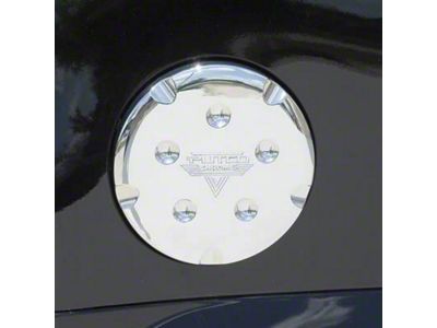 Putco Fuel Tank Door Cover; Chrome (07-14 Yukon)