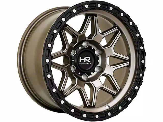 Hardrock Offroad H105 Matte Bronze 6-Lug Wheel; 17x9; -12mm Offset (07-14 Tahoe)