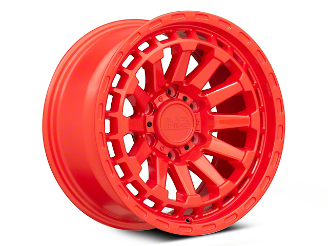 Black Rhino Raid Gloss Red 6-Lug Wheel; 17x8.5; 0mm Offset (07-14 Tahoe)