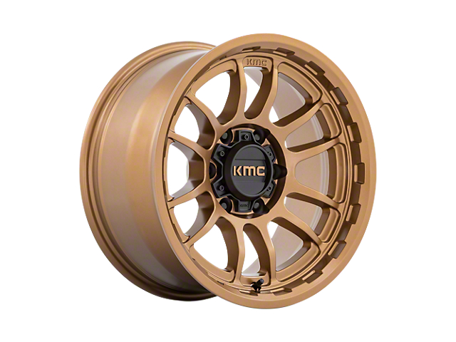 KMC Wrath Matte Bronze 6-Lug Wheel; 17x8.5; 0mm Offset (07-14 Tahoe)