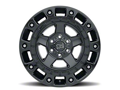 Black Rhino Cinco Gloss Black with Stainless Bolts 6-Lug Wheel; 17x9.5; -18mm Offset (07-14 Tahoe)