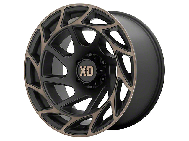 XD Onslaught Satin Black with Bronze Tint 6-Lug Wheel; 17x9; 0mm Offset (07-14 Tahoe)