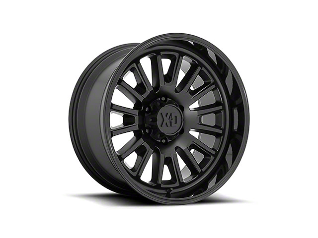 XD Rover Satin Black with Gloss Black Lip 6-Lug Wheel; 22x10; -18mm Offset (07-14 Tahoe)