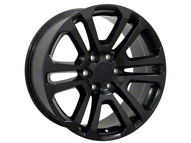 Sierra Style Black 6-Lug Wheel; 20x9; 31mm Offset (21-23 Yukon)