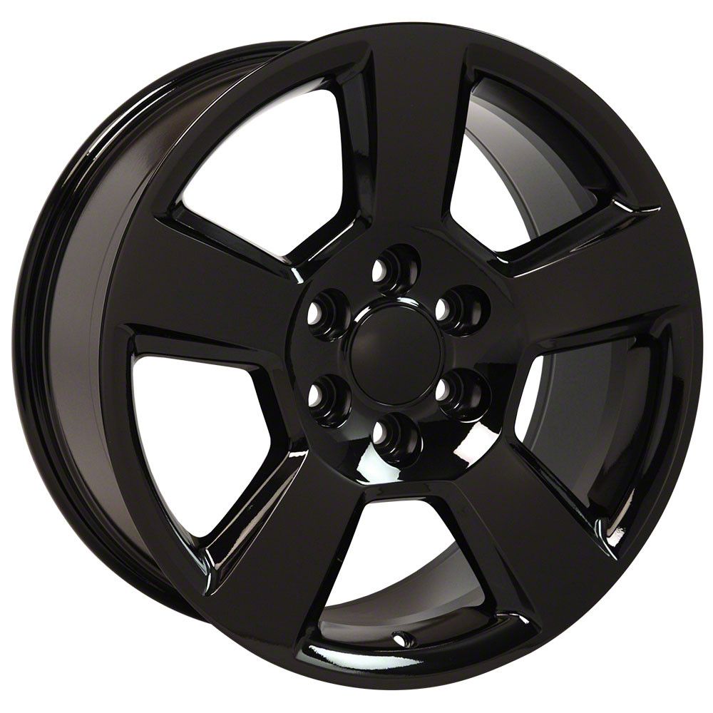 Tahoe Style Black 6-Lug Wheel; 20x9; 27mm Offset (21-23 Yukon)