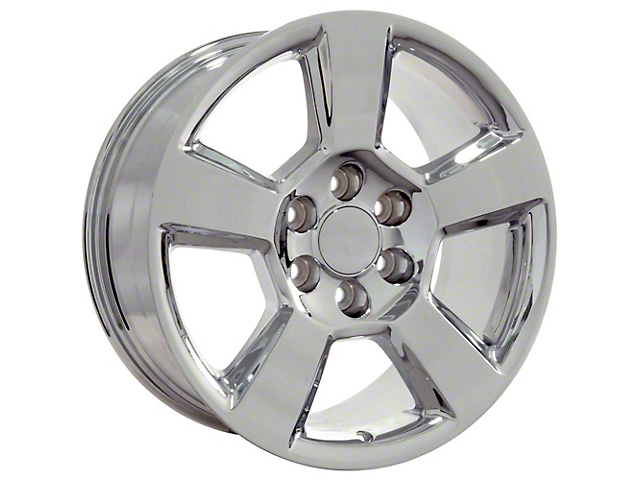 Tahoe Style Chrome 6-Lug Wheel; 20x9; 27mm Offset (21-23 Yukon)