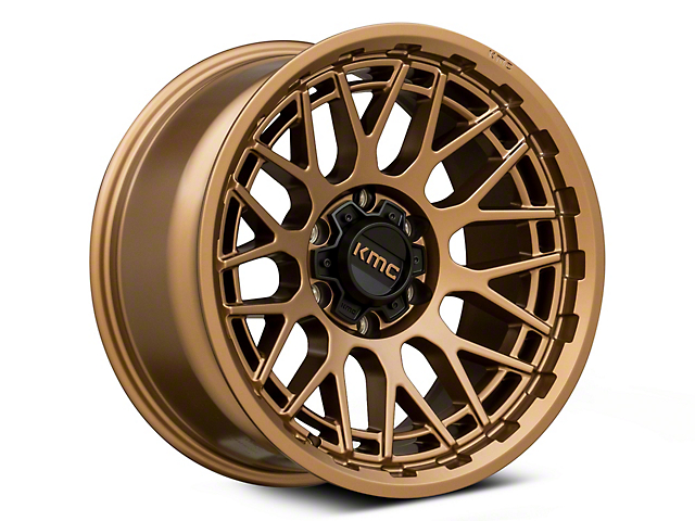 KMC Technic Matte Bronze 6-Lug Wheel; 18x9; 18mm Offset (07-14 Tahoe)