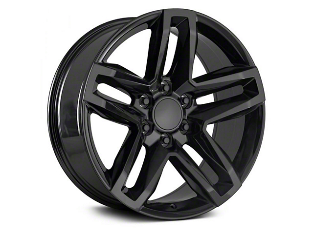 Z71 Style Gloss Black 6-Lug Wheel; 20x9; 15mm Offset (21-23 Yukon)