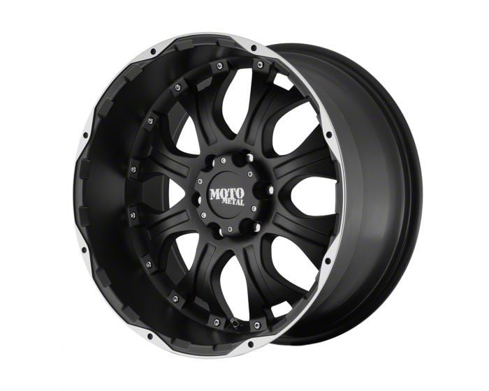 Moto Metal Sierra 1500 MO959 Matte Black Machined 6-Lug Wheel; 20x9 ...