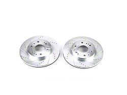 PowerStop Evolution Cross-Drilled and Slotted 6-Lug Rotors; Front Pair (07-20 Yukon)