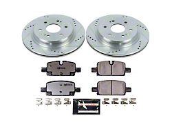 PowerStop Z36 Extreme Truck and Tow 6-Lug Brake Rotor and Pad Kit; Rear (19-23 Silverado 1500)