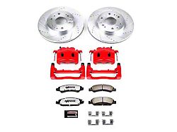 PowerStop Z36 Extreme Truck and Tow 6-Lug Brake Rotor, Pad and Caliper Kit; Front (07-18 Silverado 1500)
