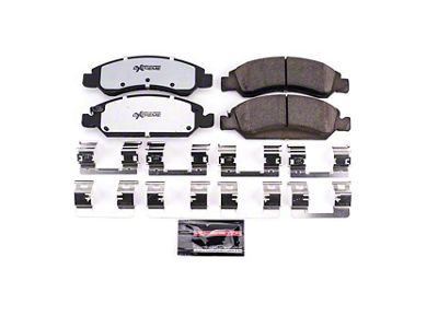 PowerStop Z36 Extreme Truck and Tow Carbon-Fiber Ceramic Brake Pads; Front Pair (08-20 Tahoe Police, SSV)