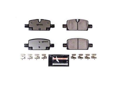 PowerStop Z36 Extreme Truck and Tow Carbon-Fiber Ceramic Brake Pads; Rear Pair (19-23 Silverado 1500)