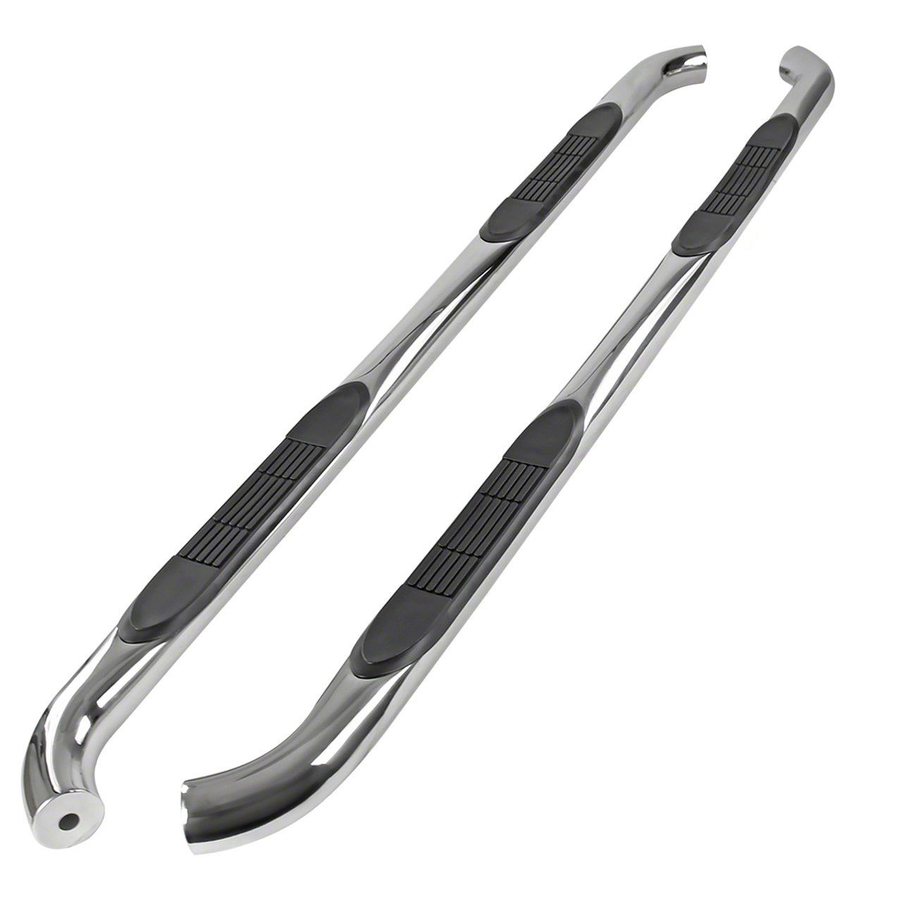 Yukon 3Inch Round Side Step Bars; Chrome (2123 Yukon) Free Shipping