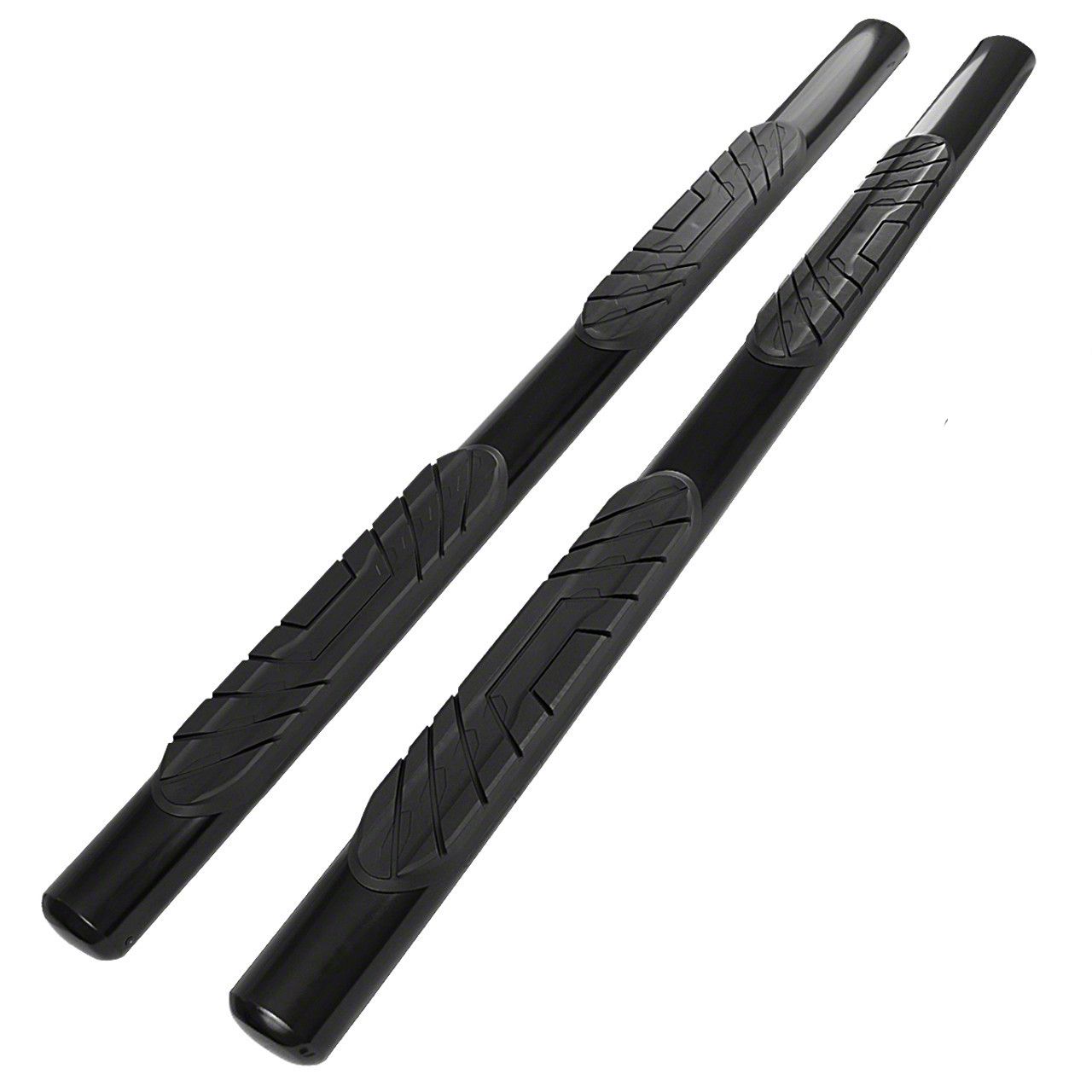 Yukon 4Inch Oval Side Step Bars; Black (2123 Yukon) Free Shipping