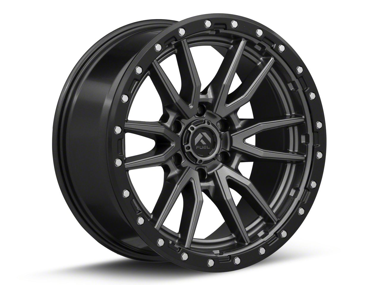 Fuel Wheels Ram 1500 Rebel Matte Gunmetal 6-lug Wheel; 20x10; -18mm 