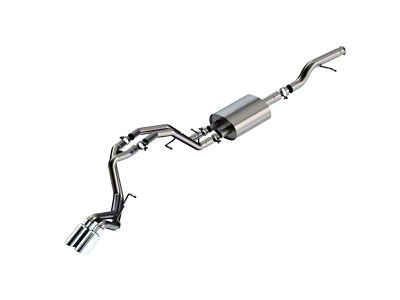Borla S-Type Dual Exhaust System with Chrome Tips; Rear Exit (21-23 5.3L Tahoe)