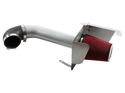 Cold Air Intake; Silver (07-08 4.8L Silverado 1500)