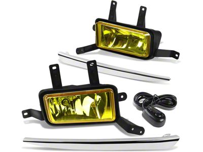 Fog Lights with Switch; Amber (15-20 Tahoe)