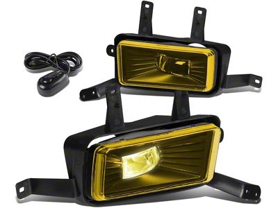 LED Fog Lights with Switch; Amber (15-20 Tahoe)