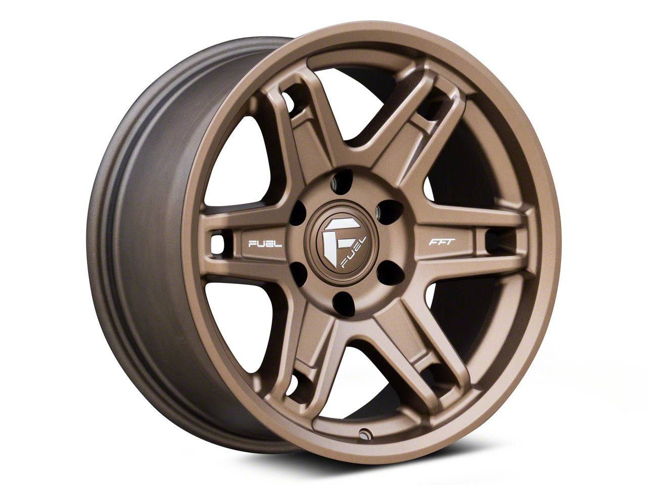 Fuel Wheels Silverado 1500 Slayer Matte Bronze 6-Lug Wheel; 18x8.5 ...