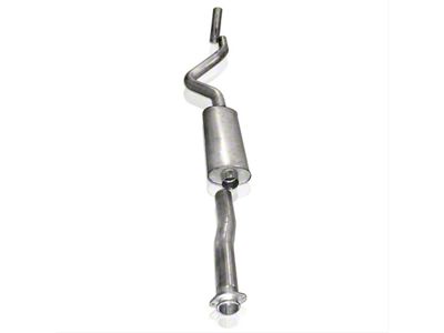 Stainless Works S-Tube Turbo Single Exhaust System with Polished Tip; Factory Connect; Rear Exit (07-14 6.2L Yukon)