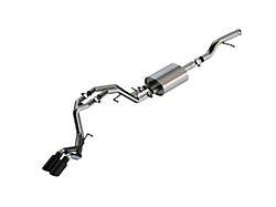 Borla Touring Dual Exhaust System with Black Chrome Tips; Rear Exit (21-23 5.3L Yukon)