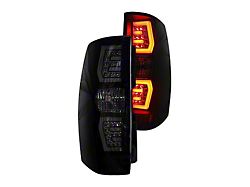 Renegade Series Sequential LED Tail Lights; Black Housing; Smoked Lens (07-14 Tahoe)