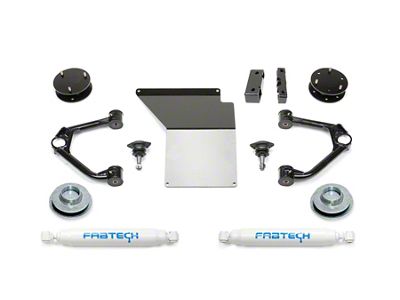 Fabtech 3-Inch Ball Joint Upper Control Arm Suspension Lift Kit with Performance Shocks (07-14 2WD/4WD Tahoe w/o AutoRide)