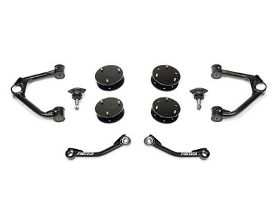 Fabtech 3-Inch Ball Joint Upper Control Arm Suspension Lift Kit with Shock Spacers (21-23 4WD Yukon, Excluding Denali)