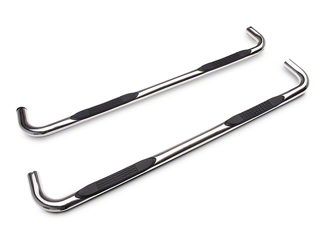Barricade 3-Inch 90 Degree Bent End Side Step Bars; Stainless Steel (15-22 Colorado Crew Cab)