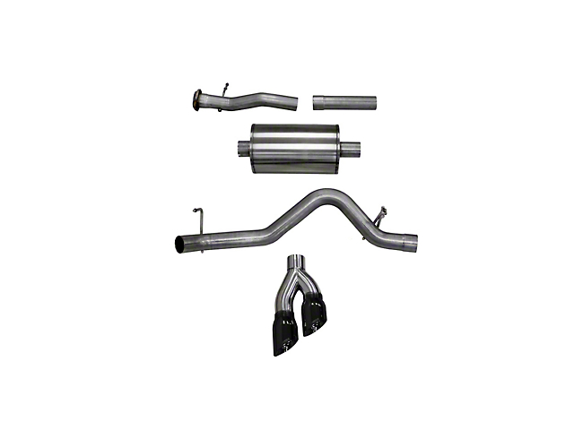 Corsa Performance 3 Inch Sport Single Exhaust System w/ Black Tips; Side Exit (15-16 3.6L Colorado/Canyon)