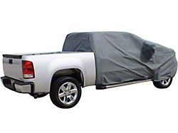 Universal Easyfit Truck Cab Cover; Gray (15-23 Colorado Extended Cab)