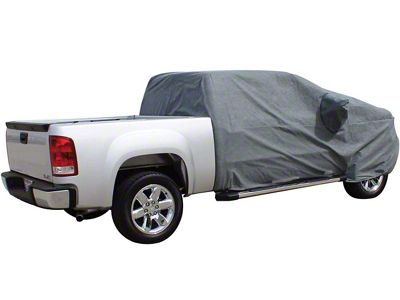 Universal Easyfit Truck Cab Cover; Gray (15-23 Colorado Extended Cab)