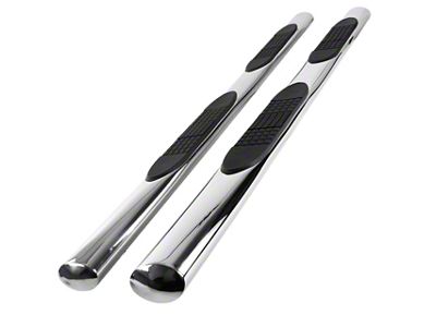 4-Inch Oval Side Step Bars; Chrome (15-22 Colorado Extended Cab)
