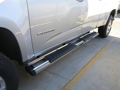 OE Style Running Boards; Polished (15-22 Colorado Crew Cab)