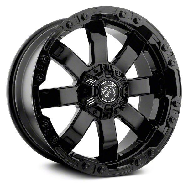 Panther Off Road Dakota 678 Gloss Black 5-Lug Wheel; 20x9; 0mm Offset ...