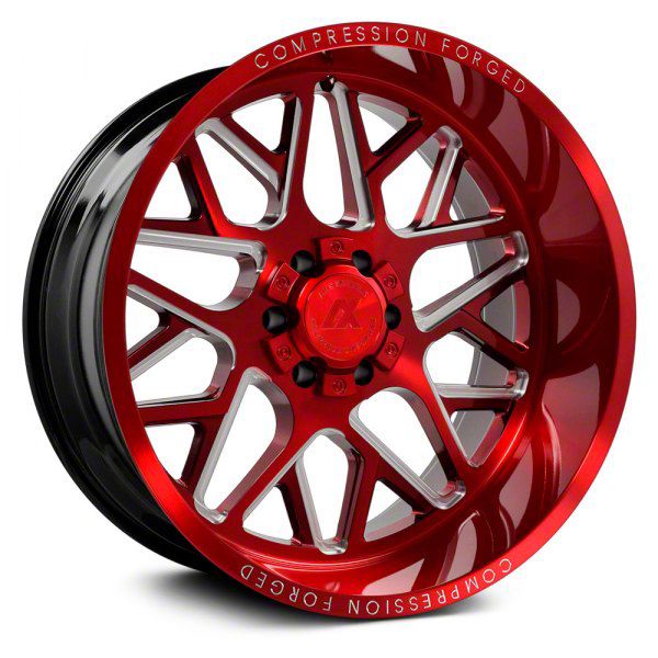 Axe Wheels RAM 1500 AX5.2 Candy Red 5-Lug Wheel; 22x12; -44mm Offset ...