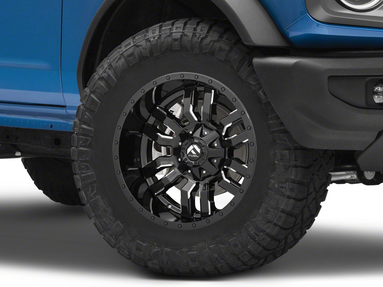 Fuel Wheels F150 Sledge Gloss Black Milled 6Lug Wheel; 18x9; 20mm