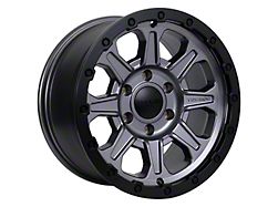 Tremor Wheels 103 Impact Graphite Grey with Black Lip 6-Lug Wheel; 20x9; 0mm Offset (09-14 F-150)
