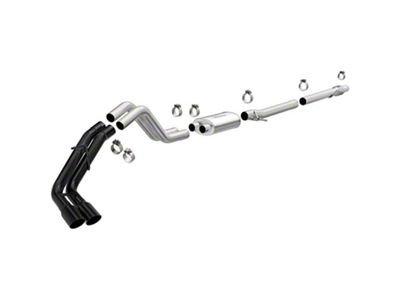 Magnaflow MF Series Dual Exhaust System with Black Tips; Rear Exit (19-23 Ranger)