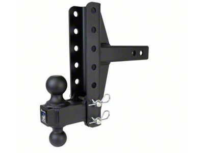BulletProof Hitches Medium Duty 2-Inch Receiver Hitch Ball Mount; 4-Inch and 6-Inch Drop/Rise Offset (Universal; Some Adaptation May Be Required)