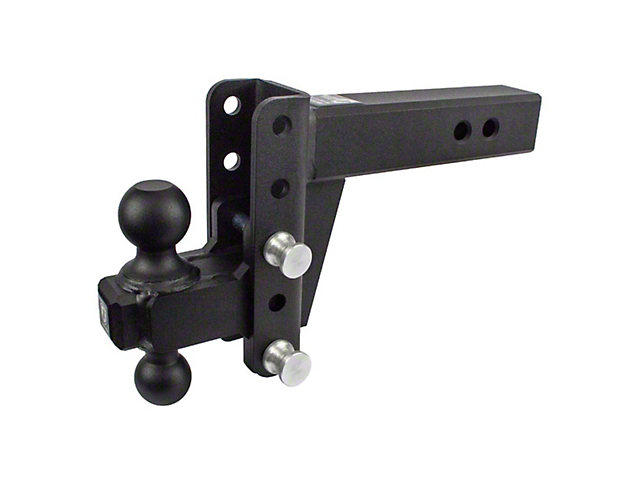 BulletProof Hitches Heavy Duty 2.50-Inch Receiver Hitch Ball Mount; 4-Inch Drop/Rise (Universal; Some Adaptation May Be Required)