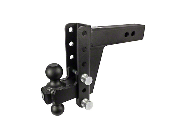 BulletProof Hitches Heavy Duty 2.50-Inch Receiver Hitch Ball Mount; 6-Inch Drop/Rise (Universal; Some Adaptation May Be Required)