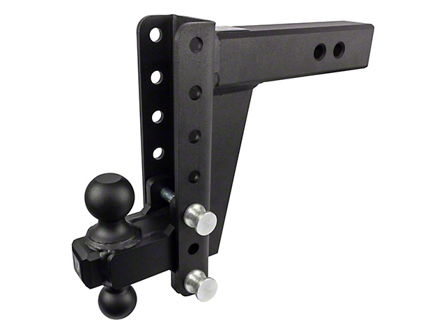 BulletProof Hitches Heavy Duty 2.50-Inch Receiver Hitch Ball Mount; 8-Inch Drop/Rise (Universal; Some Adaptation May Be Required)
