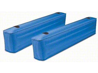 AirBedz Original Inflatable Wheel Well Side Inserts; Blue (Universal; Some Adaptation May Be Required)