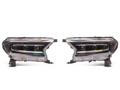 Morimoto XB LED Headlights; Black Housing; Clear Lens (19-23 Ranger)