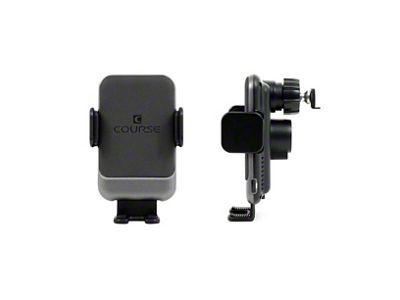 Direct Fit Phone Mount with Charging Auto Closing Cradle Head; Black (19-23 Ranger w/ Navigation)