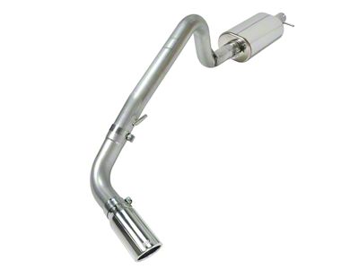 Bold Performance Single Exhaust System with Black and Polished Tip; Side Exit (19-23 Ranger)
